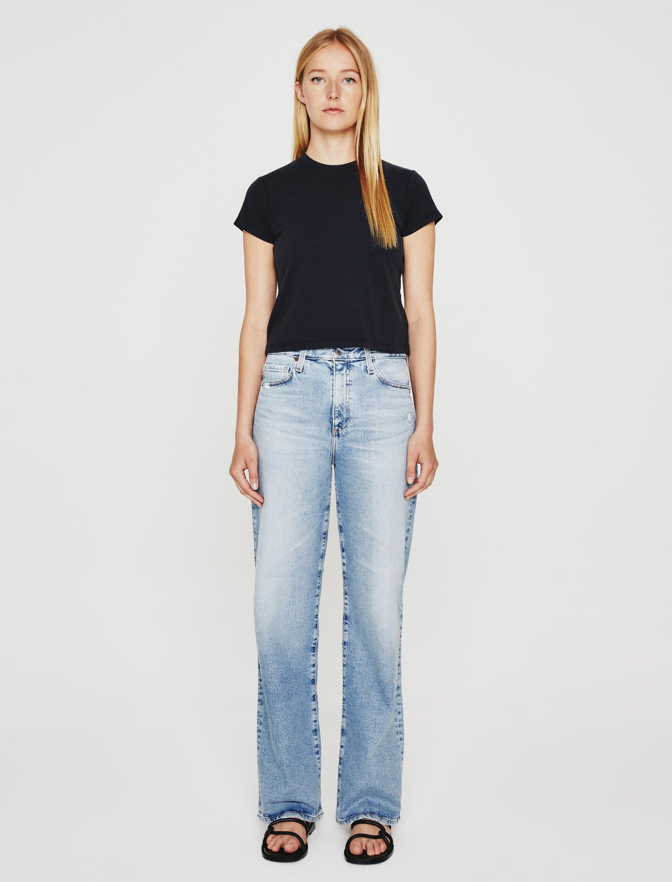 Kora 360|High-Rise Wide Leg 360 Stretch Denim